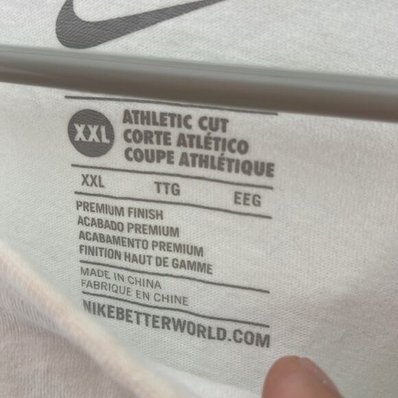 NIKE Athletic Cut ‘Bryant’ Crew Neck Short Sleeve Shirt Size XXL - Picture 3 of 6